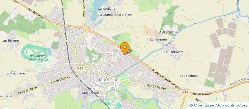 localisation de l'entreprise MADAME HELENE GARNIER à MACHECOUL-SAINT-MEME