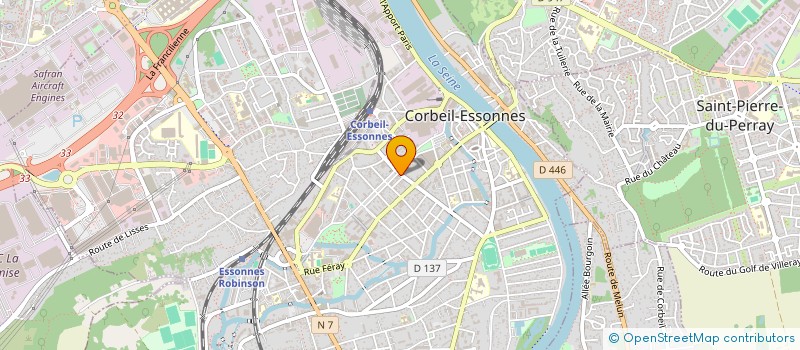 localisation de l'entreprise MADAME HELENE GARNIER CRUSSARD à CORBEIL-ESSONNES