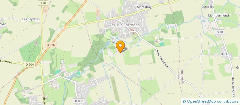 localisation de l'entreprise MADAME HELENE GARNIER DES GARETS  ARS-SUR-FORMANS