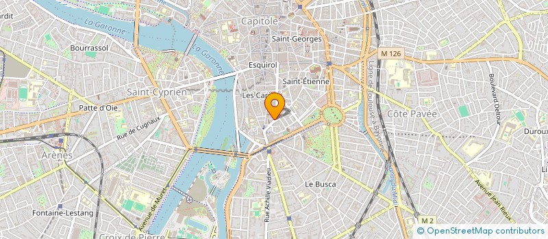 localisation de l'entreprise MADAME HELENE GARRIGUE  TOULOUSE