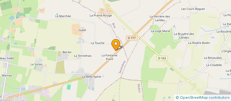localisation de l'entreprise MADAME HELENE GASNIER à SAULNIERES