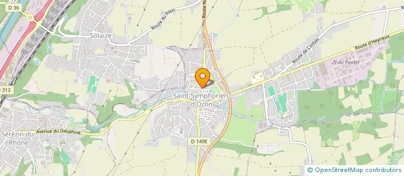 localisation de l'entreprise MADAME HELENE GAUDILLIER  COMMUNAY