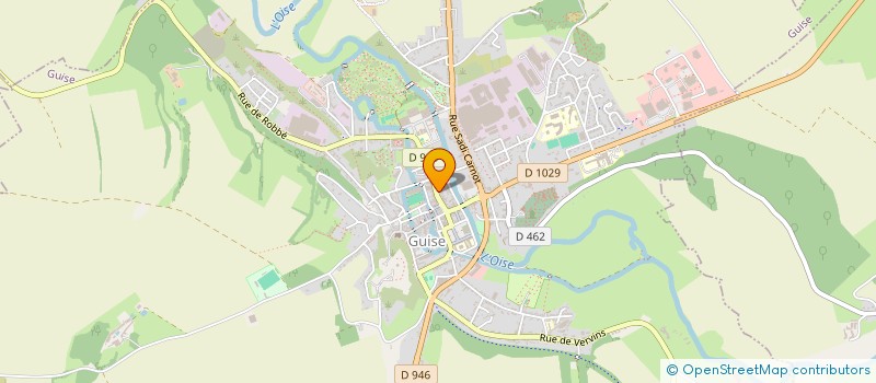 localisation de l'entreprise MADAME HELENE GAUGUIER  GUISE