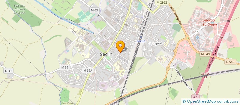 localisation de l'entreprise MADAME HELENE GAUTIER  SECLIN