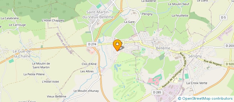 localisation de l'entreprise MADAME HELENE GEAY à BELLEME