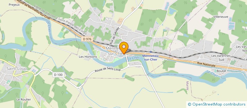 localisation de l'entreprise MADAME HELENE GEFFROY à MENNETOU-SUR-CHER