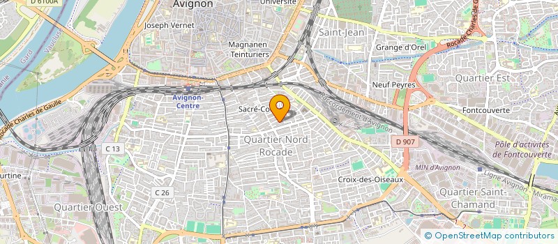 localisation de l'entreprise MADAME HELENE GEISMAR  AVIGNON