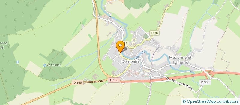 localisation de l'entreprise MADAME HELENE GENAY  DOMPAIRE