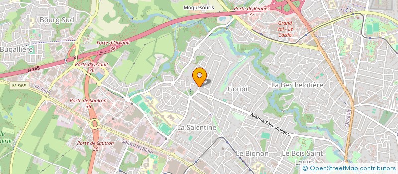 localisation de l'entreprise MADAME HELENE GEOFFROY à ORVAULT