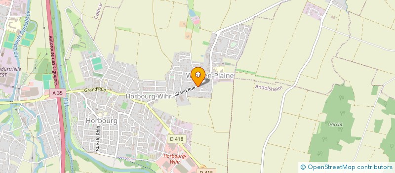 localisation de l'entreprise MADAME HELENE GERARD  HORBOURG-WIHR