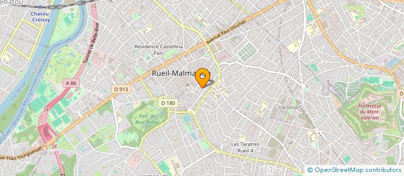 localisation de l'entreprise MADAME HELENE GERAUD à RUEIL-MALMAISON