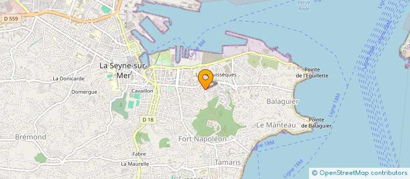 localisation de l'entreprise MADAME HELENE GERMANI à LA SEYNE-SUR-MER