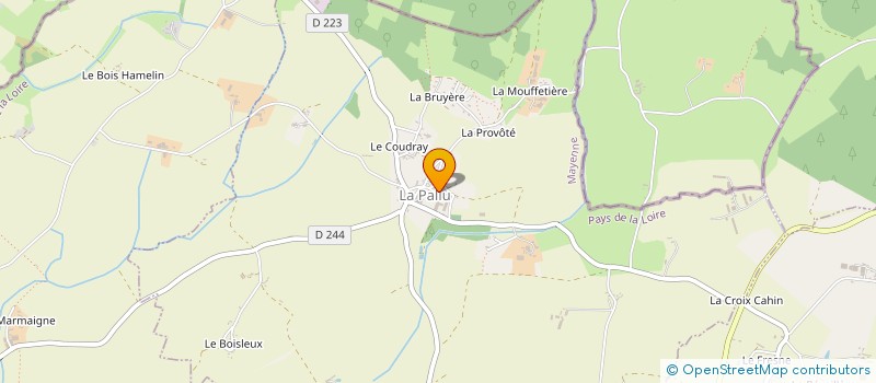 localisation de l'entreprise MADAME HELENE GERVAIS  LA PALLU