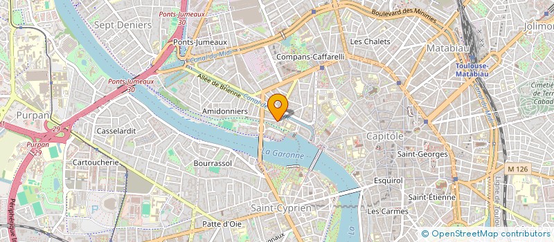 localisation de l'entreprise MADAME HELENE GETTMANN  TOULOUSE