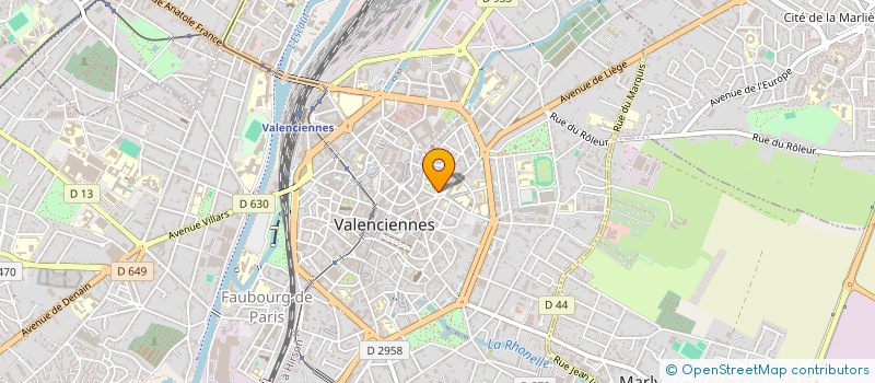 localisation de l'entreprise MADAME HELENE GEYSELINCK à VALENCIENNES