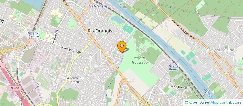 localisation de l'entreprise MADAME HELENE GHEERAERT  RIS-ORANGIS