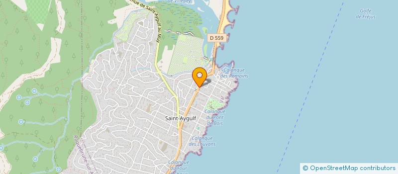 localisation de l'entreprise MADAME HELENE GHRISTI à FREJUS