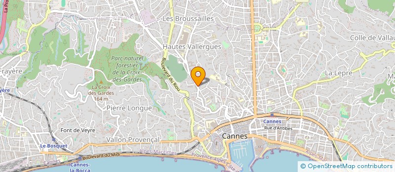 localisation de l'entreprise MADAME HELENE GIACALONE à CANNES