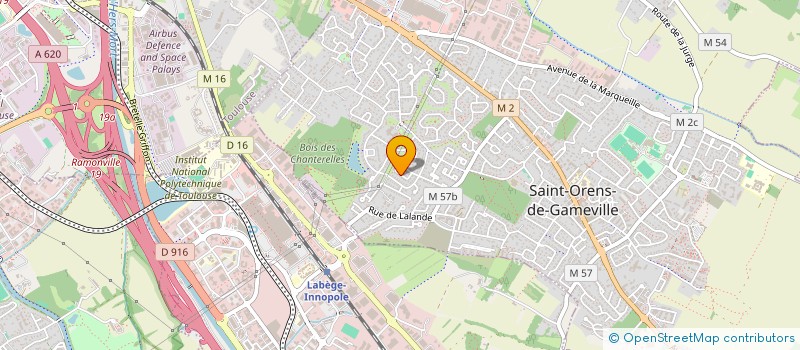 localisation de l'entreprise MADAME HELENE GIAI à SAINT-ORENS-DE-GAMEVILLE