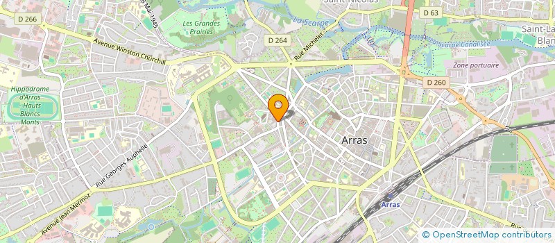 localisation de l'entreprise MADAME HELENE GIGUEL à ARRAS