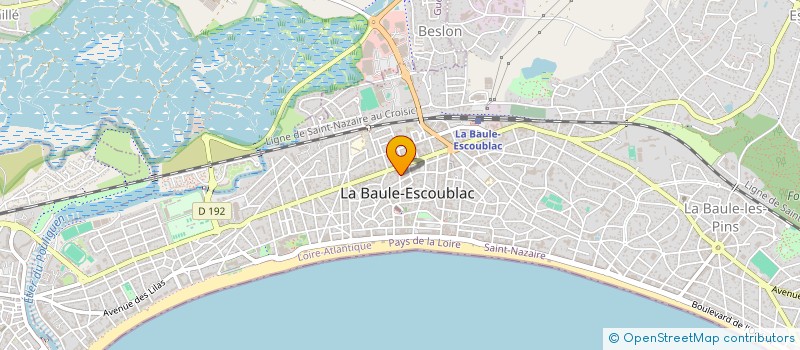 localisation de l'entreprise MADAME HELENE GIGUET à LA BAULE-ESCOUBLAC