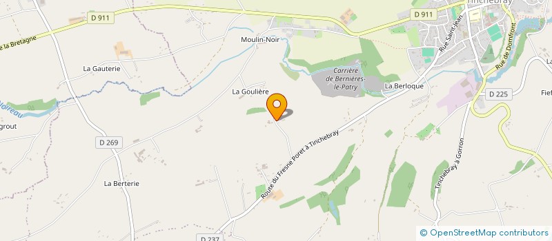 localisation de l'entreprise MADAME HELENE GILLETTE à TINCHEBRAY-BOCAGE
