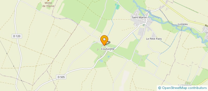 localisation de l'entreprise MADAME HELENE GINCHELEAU  FONTENILLE-SAINT-MARTIN-D'ENTRAIGUES