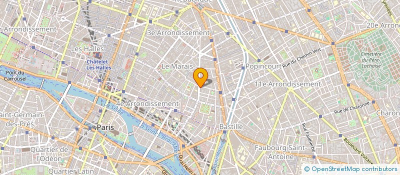 localisation de l'entreprise MADAME HELENE GIOVANNETTI  PARIS