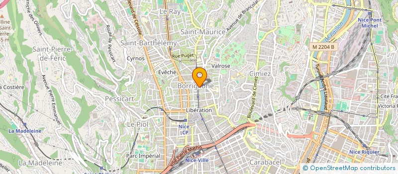 localisation de l'entreprise MADAME HELENE GIRALT à NICE