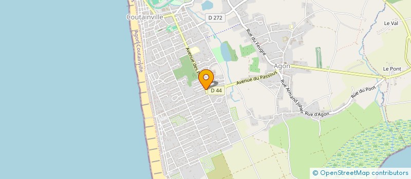 localisation de l'entreprise MADAME HELENE GIRARD  AGON-COUTAINVILLE