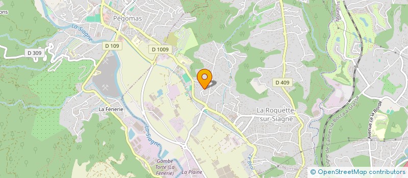 localisation de l'entreprise MADAME HELENE GIRAUDI à LA ROQUETTE-SUR-SIAGNE