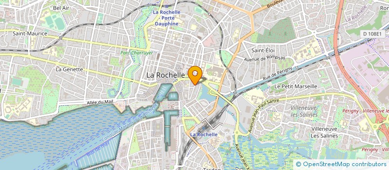 localisation de l'entreprise MADAME HELENE GIRAULT  LA ROCHELLE