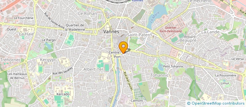 localisation de l'entreprise MADAME HELENE GISELE BLOT à VANNES