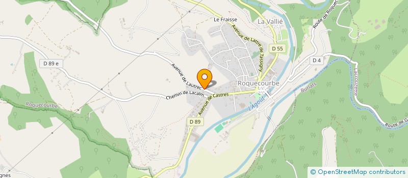 localisation de l'entreprise MADAME HELENE GLEIZES  ROQUECOURBE