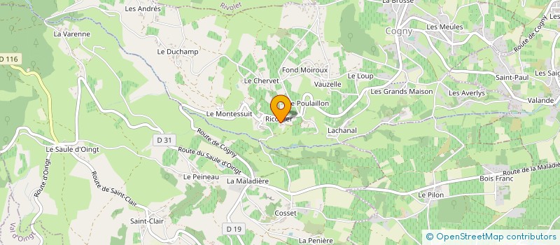 localisation de l'entreprise MADAME HELENE GOBET  COGNY