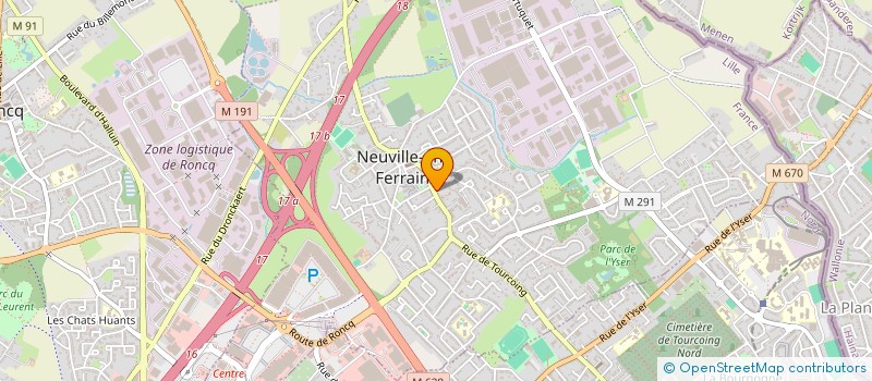 localisation de l'entreprise MADAME HELENE GOEMAN  NEUVILLE-EN-FERRAIN