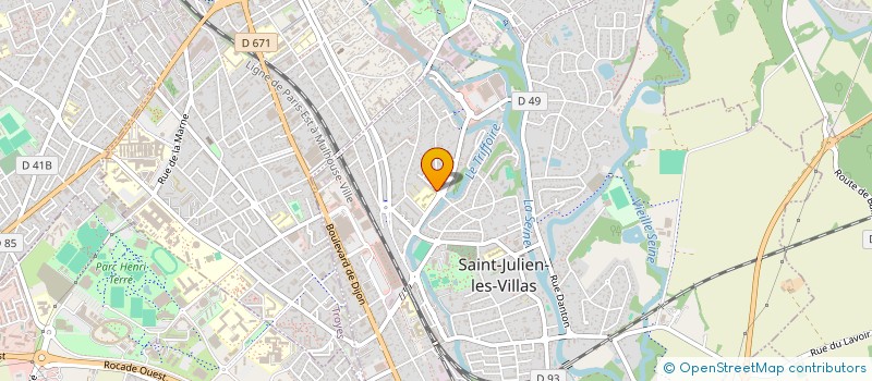 localisation de l'entreprise MADAME HELENE GOMBAULD à SAINT-JULIEN-LES-VILLAS