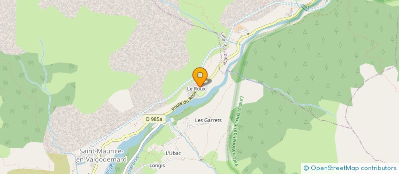 localisation de l'entreprise MADAME HELENE GONSOLIN à ST MAURICE EN VALGODEMARD