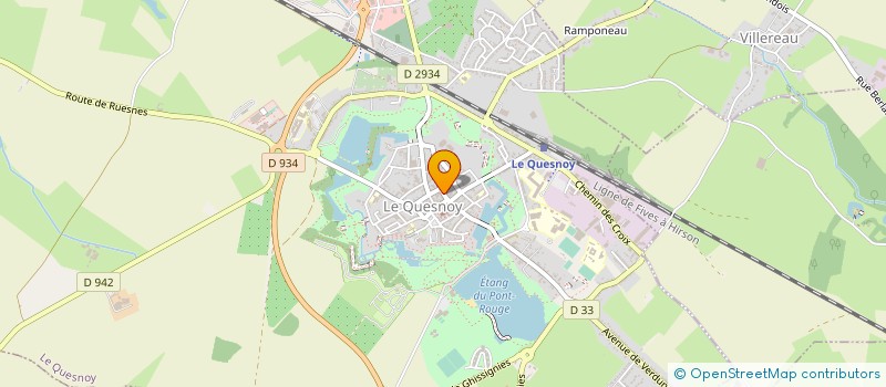 localisation de l'entreprise MADAME HELENE GONTHIEZ à LE QUESNOY