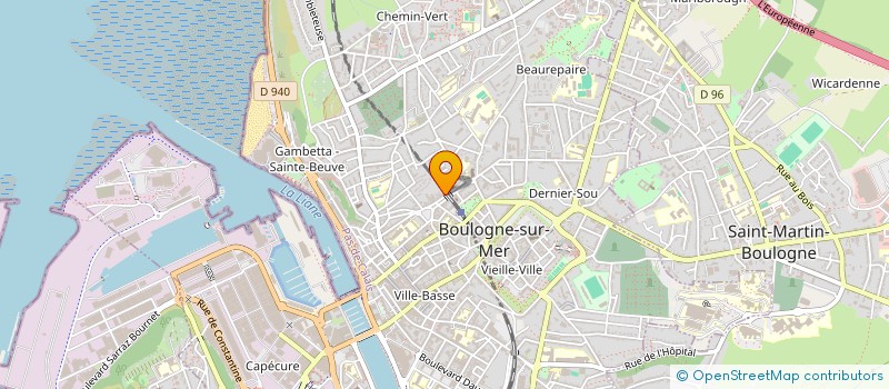 localisation de l'entreprise MADAME HELENE GONTON à BOULOGNE-SUR-MER