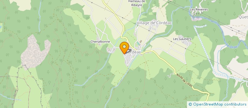 localisation de l'entreprise MADAME HELENE GONZALEZ  CHATEL-EN-TRIEVES