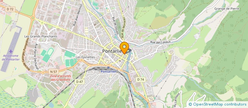 localisation de l'entreprise MADAME HELENE GOSNET à PONTARLIER