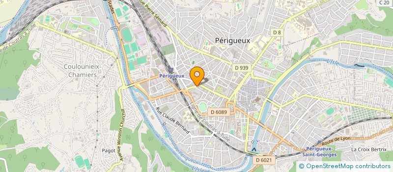 localisation de l'entreprise MADAME HELENE GOUCHET  SAVIGNAC-LES-EGLISES