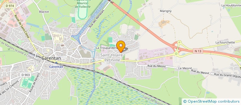 localisation de l'entreprise MADAME HELENE GOUDARD  CARENTAN-LES-MARAIS