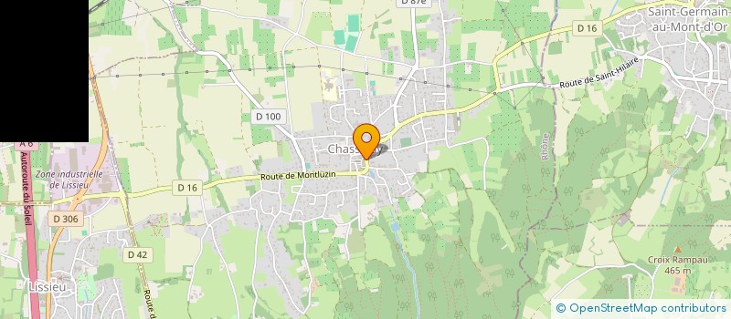 localisation de l'entreprise MADAME HELENE GOUILLON à CHASSELAY