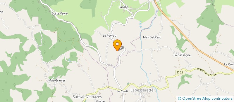 localisation de l'entreprise MADAME HELENE GOUTAL à LADINHAC