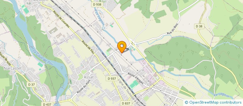 localisation de l'entreprise MADAME HELENE GRACIETTE  ASSAT