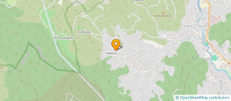 localisation de l'entreprise MADAME HELENE GRAND  SOLLIES-TOUCAS