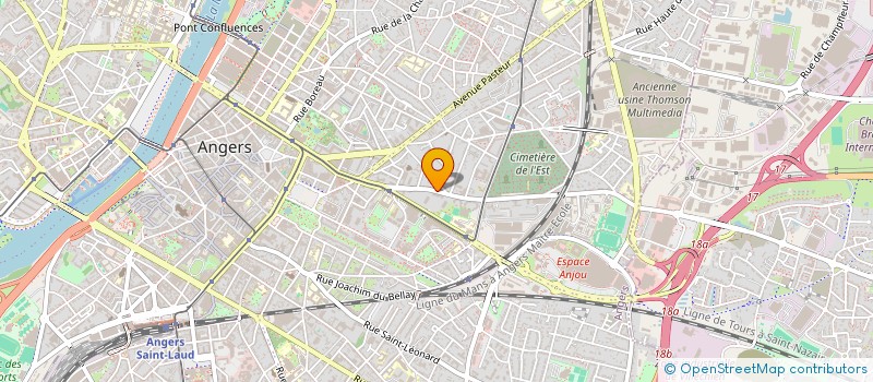 localisation de l'entreprise MADAME HELENE GRAND à ANGERS