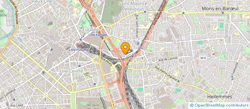localisation de l'entreprise MADAME HELENE GRANDIN à LILLE